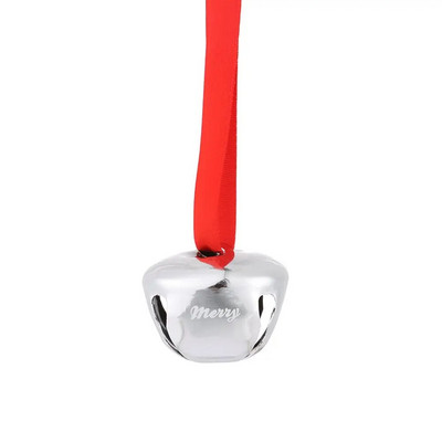 15 collu Ziemassvētku zvana rotājumi kamanu zvani Polar Express Bell Printed Believe Joy Bells amatniecībai Ziemassvētku eglīšu dekorēšanai