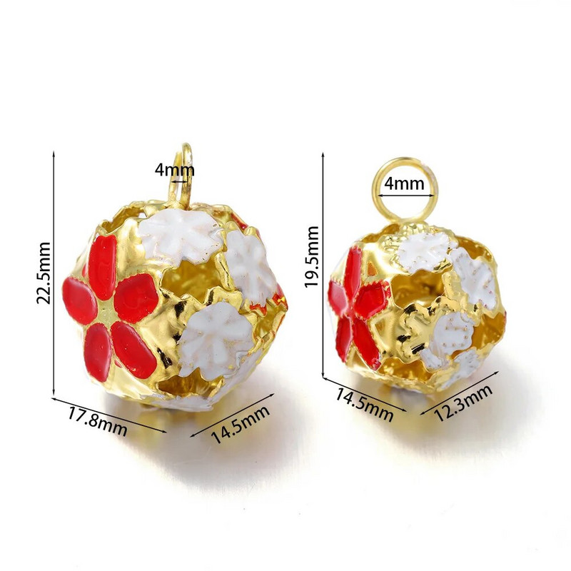 10 tk sulamist tilkõlikellad Õõnes lillekell jõuludeks Kunst Käsitöö DIY Ehted Otsimine Ripatsid Aksessuaarid Hulgimüük