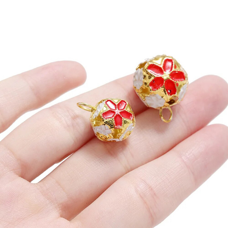 10 tk sulamist tilkõlikellad Õõnes lillekell jõuludeks Kunst Käsitöö DIY Ehted Otsimine Ripatsid Aksessuaarid Hulgimüük