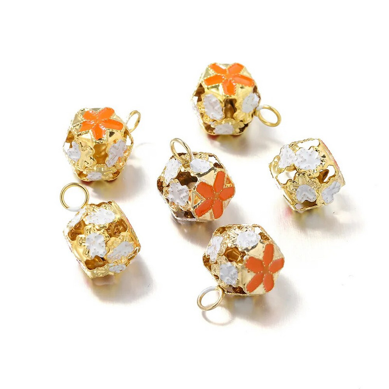 10 tk sulamist tilkõlikellad Õõnes lillekell jõuludeks Kunst Käsitöö DIY Ehted Otsimine Ripatsid Aksessuaarid Hulgimüük