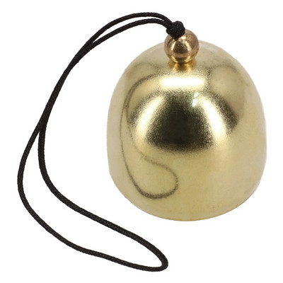 Tīra vara metāla zvana dekors Vara zvana vēja zvana kulons pretaizdzīšanas durvju zvans DIY Amatniecības vēja zvani Ziemassvētku zvana dekors