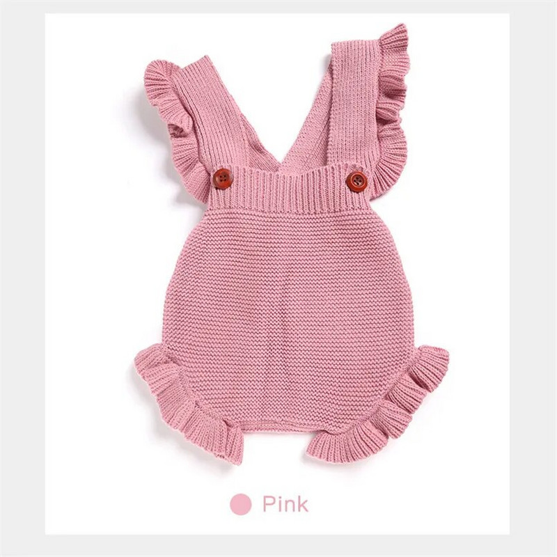 0-24M džemper za dječake jesen zima odjeća za novorođenčad pamučni pleteni dojenčad dječji čipkasti bodi za djevojčice dječji kombinezon