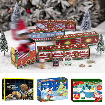 Ημερολόγιο Χριστουγέννων 2024 Παιχνίδια διασκεδαστικής παιδικής συσκευασίας δώρου Αισθητήριο σετ παιχνιδιού Παιχνίδια για ενήλικες για την ανακούφιση από το άγχος και το άγχος