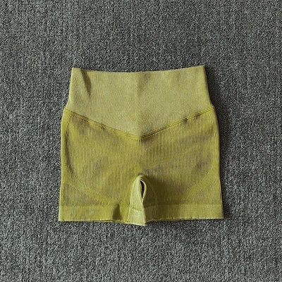 Ženske bešavne garniture za jogu s visokim ovratnikom, kratke rukave, kratke rukave, s visokim strukom, tajice za vježbanje, sportska odijela za fitnes