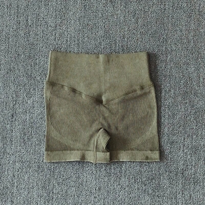 Ženske bešavne garniture za jogu s visokim ovratnikom, kratke rukave, kratke rukave, s visokim strukom, tajice za vježbanje, sportska odijela za fitnes