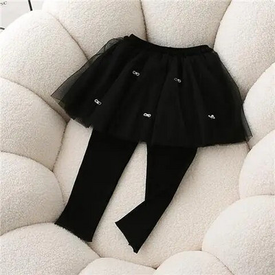 Nove djevojčice, bebe, slojevi, mrežaste tutu suknje, tajice, djeca, djevojčice, djeca, modne hlače s mašnama od perli, odjeća