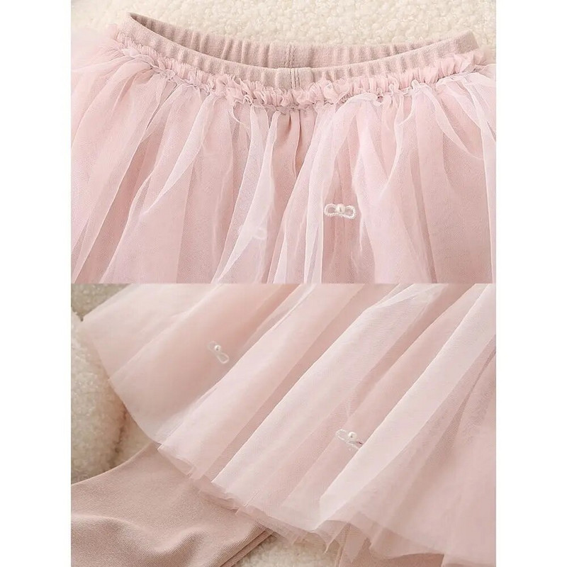 Nove djevojčice, bebe, slojevi, mrežaste tutu suknje, tajice, djeca, djevojčice, djeca, modne hlače s mašnama od perli, odjeća