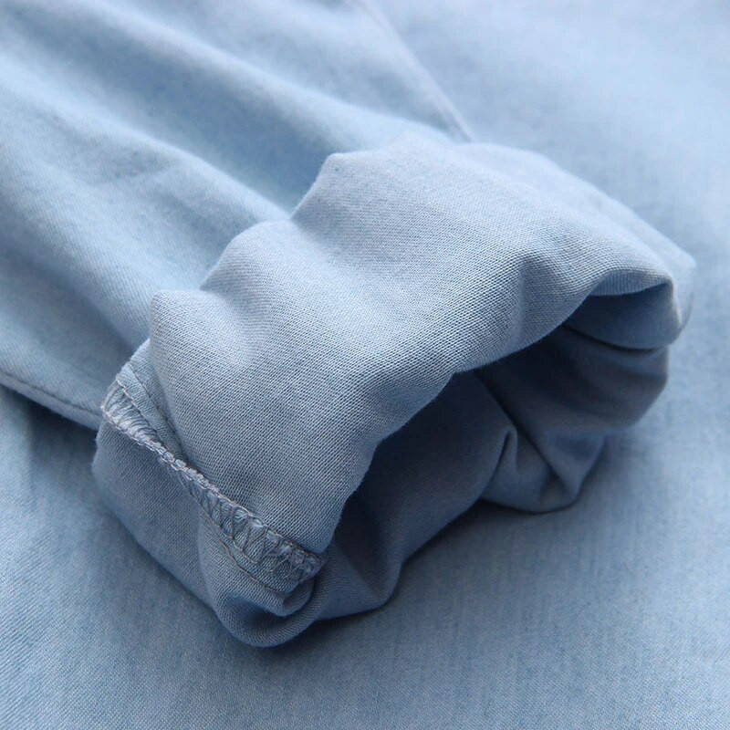 2-12 éves gyerekek nadrágok lány nadrágok tavaszi őszi divat farmerek masni Világoskék farmer egyenes nadrágok gyermek nadrágok