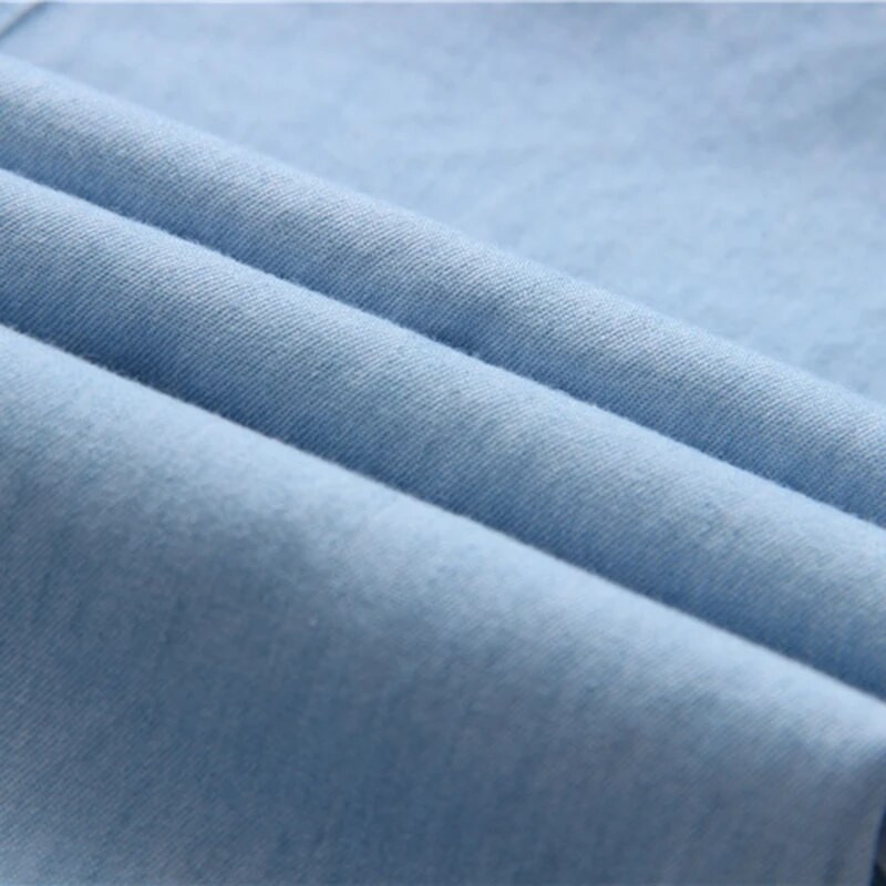 2-12 éves gyerekek nadrágok lány nadrágok tavaszi őszi divat farmerek masni Világoskék farmer egyenes nadrágok gyermek nadrágok