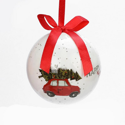 Božićna kuglica Ukrasi/ukrasi za božićno drvce Šarene kuglice 7,2 CM Božićna kuglica Festival dotjerivanja 2023.