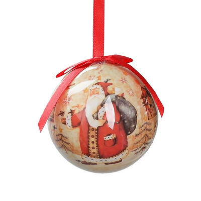 Božićna kuglica Ukrasi/ukrasi za božićno drvce Šarene kuglice 7,2 CM Božićna kuglica Festival dotjerivanja 2023.