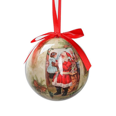 Božićna kuglica Ukrasi/ukrasi za božićno drvce Šarene kuglice 7,2 CM Božićna kuglica Festival dotjerivanja 2023.