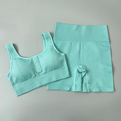 Bešavni ženski komplet za jogu Odjeća za vježbanje Sportske hlače Grudnjak Komplet za teretanu Sportska odjeća za fitness Tajice za trčanje visokog struka Sportska odijela 2022