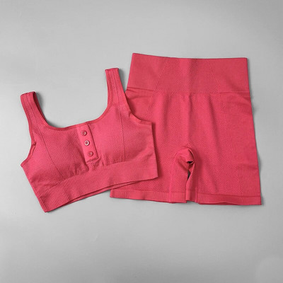 Bešavni ženski komplet za jogu Odjeća za vježbanje Sportske hlače Grudnjak Komplet za teretanu Sportska odjeća za fitness Tajice za trčanje visokog struka Sportska odijela 2022