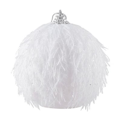 3vnt/Rinkinys 8cm Kalėdų kamuoliukų pakabukai Kalėdų eglutės kabantys baublys kamuoliukų dekoracijos Namų dekoras Naujųjų metų Navidad reikmenys 2024 m.