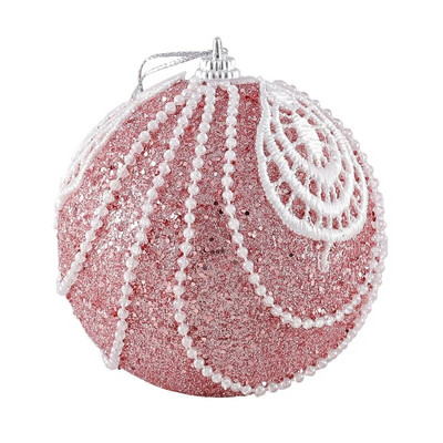 3vnt/Rinkinys 8cm Kalėdų kamuoliukų pakabukai Kalėdų eglutės kabantys baublys kamuoliukų dekoracijos Namų dekoras Naujųjų metų Navidad reikmenys 2024 m.