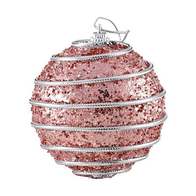 3vnt/Rinkinys 8cm Kalėdų kamuoliukų pakabukai Kalėdų eglutės kabantys baublys kamuoliukų dekoracijos Namų dekoras Naujųjų metų Navidad reikmenys 2024 m.