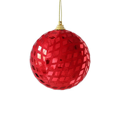 3vnt/Rinkinys 8cm Kalėdų kamuoliukų pakabukai Kalėdų eglutės kabantys baublys kamuoliukų dekoracijos Namų dekoras Naujųjų metų Navidad reikmenys 2024 m.