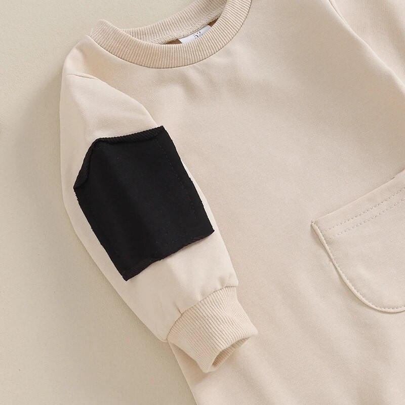 Novorođenčad, dječaci, ležerne jesenske štrample, odjeća, patchwork, dugi rukavi, kombinezoni s O-izrezom, kombinezoni, kostimi