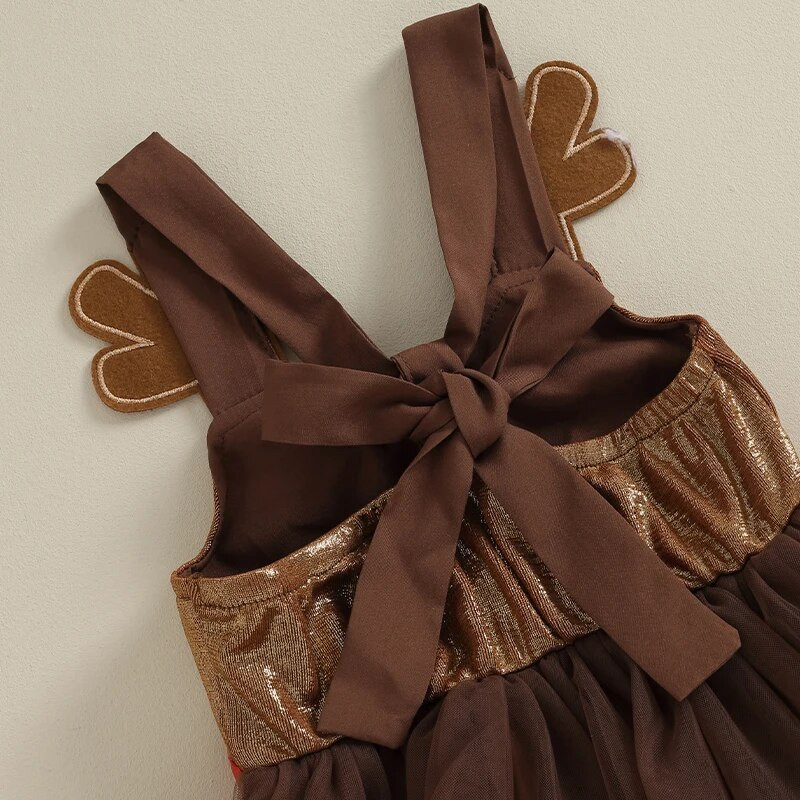 Prekrasne božićne štrample za djevojčice, novorođenčad, božićne kombinezone, božićne kombinezone bez rukava, suknje od tila, patchwork, bez rukava