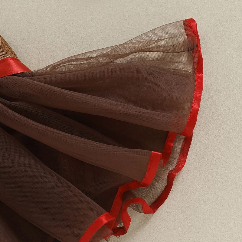 Prekrasne božićne štrample za djevojčice, novorođenčad, božićne kombinezone, božićne kombinezone bez rukava, suknje od tila, patchwork, bez rukava