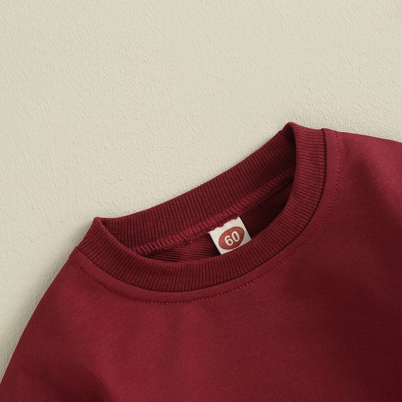 Prekrasne jesenske štrample za novorođenčad, djevojčice, jednobojne majice s volanima, dugih rukava, s O-izrezom, kombinezoni za igru, kombinezoni