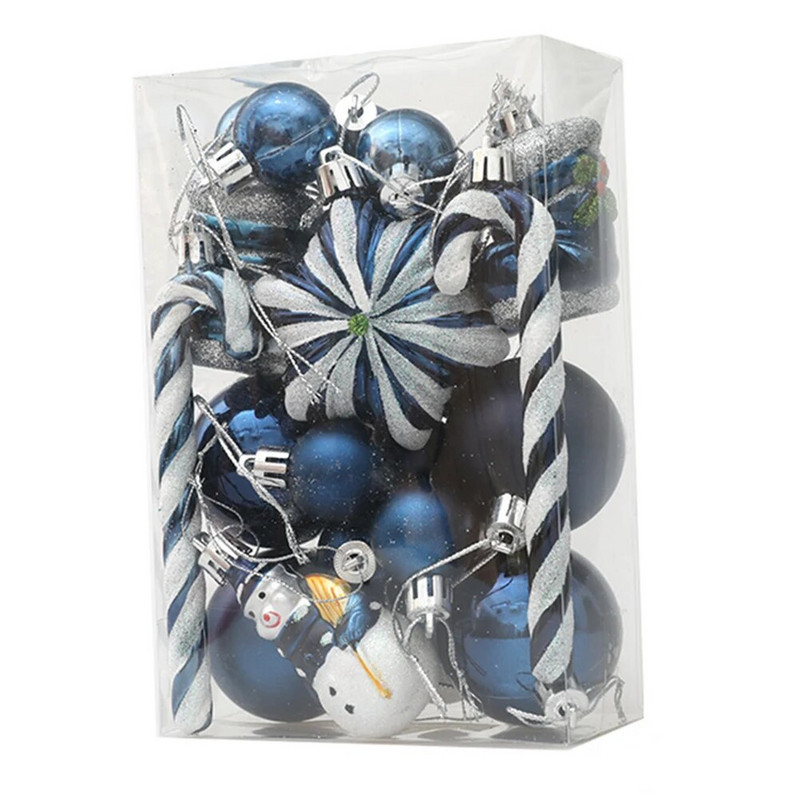 1 krabička vianočných ozdôb na gule, závesné cukríky na vianočný stromček, vianočné dekorácie do domácnosti, novoročný darček 2023, Noel