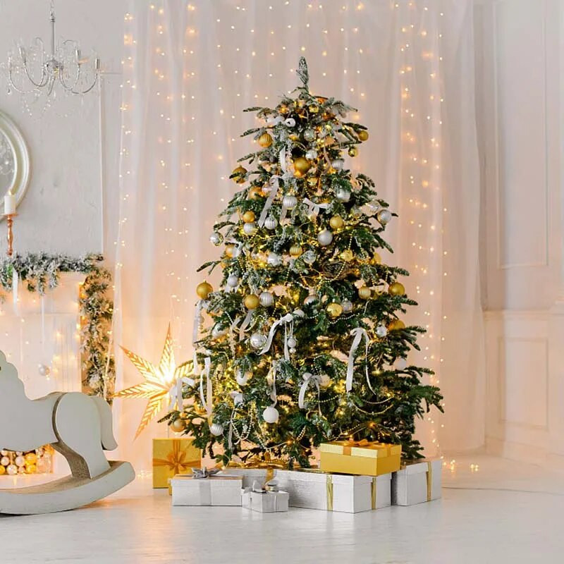 36 kom/set Božićne kuglice Ukras za božićno drvce Svjetlucava kuglica Božićna kuglica Navidad Nova godina Kućni viseći ukras za drvce