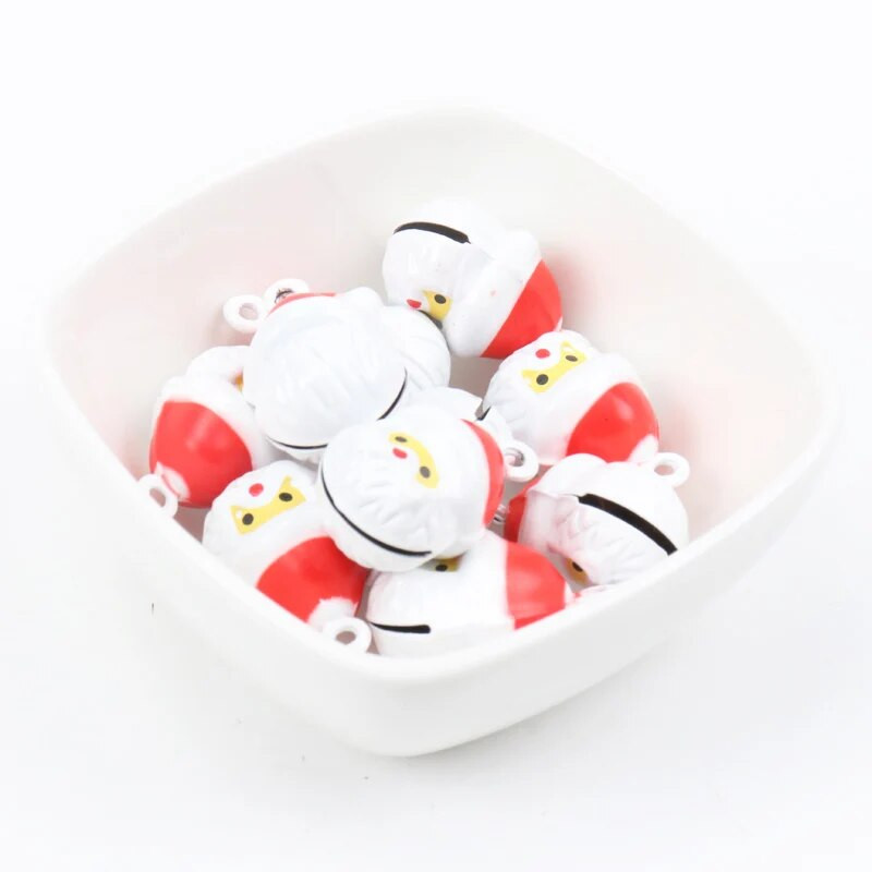 5 komada Jingle Bells Božićni Starac Ornament Metalno zvono za kućnu zabavu Privjesak Dekoracija drvca DIY 27 mm