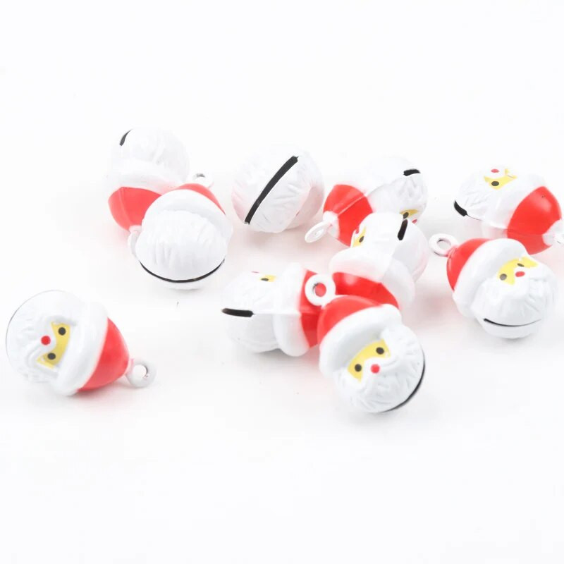 5 komada Jingle Bells Božićni Starac Ornament Metalno zvono za kućnu zabavu Privjesak Dekoracija drvca DIY 27 mm