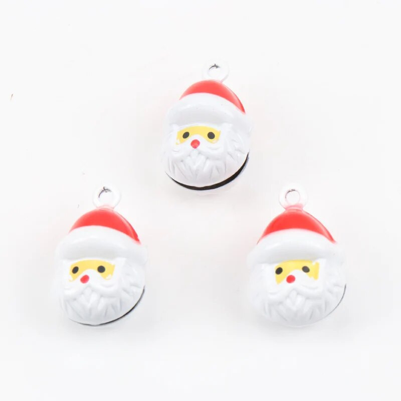 5 komada Jingle Bells Božićni Starac Ornament Metalno zvono za kućnu zabavu Privjesak Dekoracija drvca DIY 27 mm