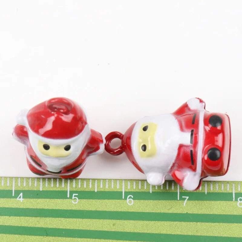 5 komada Jingle Bells Božićni Starac Ornament Metalno zvono za kućnu zabavu Privjesak Dekoracija drvca DIY 27 mm