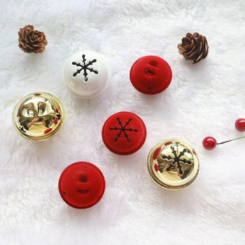 Нови стичащи се звънчета със снежинки Коледна празнична украса Направи си сам Аксесоари за изработка на коледни венци Орнаменти
