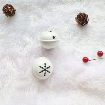 New Flocking Snowflake Bells Χριστουγεννιάτικη εορταστική διακόσμηση DIY Crafts Αξεσουάρ Χριστουγεννιάτικα στεφάνια κατασκευή στολίδια