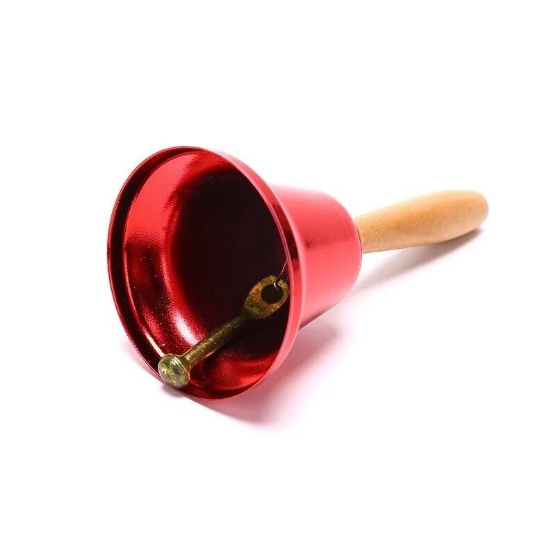 Nový vianočný ručný zvonček Santa Claus Jingle Bells školský reštauračný ručný zvonček 2023 novoročná vianočná dekorácia