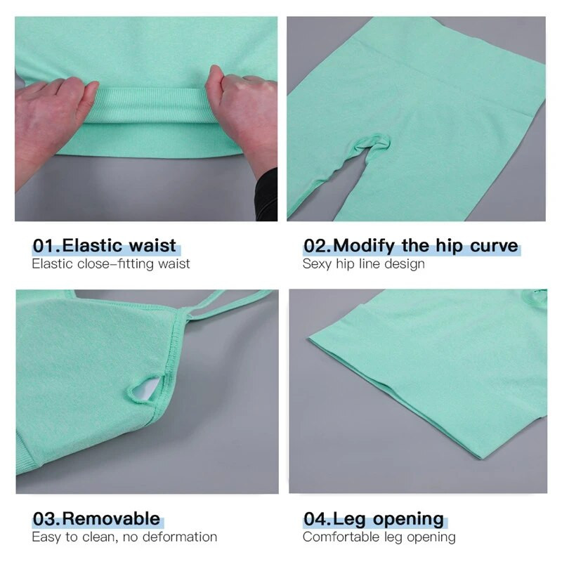 Bešavni set za jogu Odjeća za teretanu Odjeća za vježbanje Ženska prozračna seksi trenirka Komplet za teretanu Sportska oprema visokog struka Odijelo za fitness za jogu