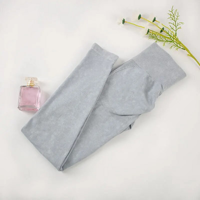 SVOKOR Wash Sportski set za žene 2PC bešavna odijela za jogu Fitness majica dugih rukava s dizanjem guze za vježbanje Aktivna odjeća