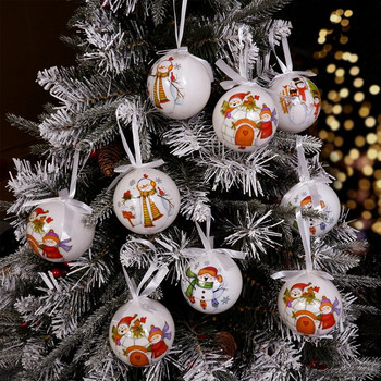 1 ΤΕΜ. Διακόσμηση Χριστουγεννιάτικου Δέντρου Μπιχλιμπίδια με μπάλα στολίδι Χριστουγεννιάτικο Δέντρο Παιχνίδια Κρεμαστά Μπάλα Χιονάνθρωποι Στολίδι Δώρο Πρωτοχρονιάς