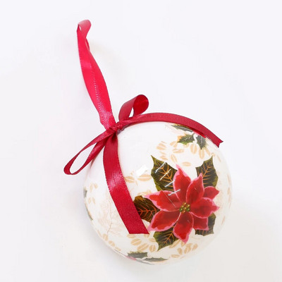 1Gb Ziemassvētku eglīšu dekoru bumbiņu rotājumi Ziemassvētku eglīšu rotaļlietas piekārtiem bumbu sniegavīriem mājas ballītes rotājums Jaungada dāvana