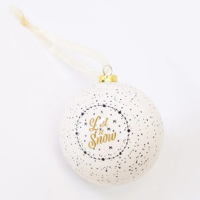 1Gb Ziemassvētku eglīšu dekoru bumbiņu rotājumi Ziemassvētku eglīšu rotaļlietas piekārtiem bumbu sniegavīriem mājas ballītes rotājums Jaungada dāvana