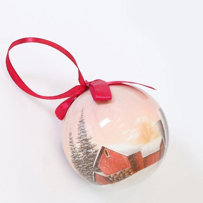 1Gb Ziemassvētku eglīšu dekoru bumbiņu rotājumi Ziemassvētku eglīšu rotaļlietas piekārtiem bumbu sniegavīriem mājas ballītes rotājums Jaungada dāvana