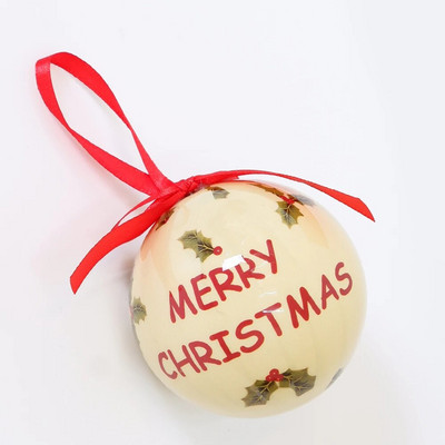 1Gb Ziemassvētku eglīšu dekoru bumbiņu rotājumi Ziemassvētku eglīšu rotaļlietas piekārtiem bumbu sniegavīriem mājas ballītes rotājums Jaungada dāvana