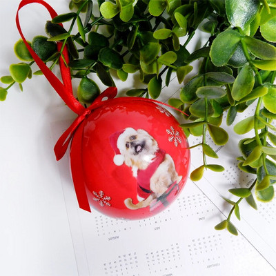 1Gb Ziemassvētku eglīšu dekoru bumbiņu rotājumi Ziemassvētku eglīšu rotaļlietas piekārtiem bumbu sniegavīriem mājas ballītes rotājums Jaungada dāvana