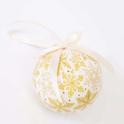 1Gb Ziemassvētku eglīšu dekoru bumbiņu rotājumi Ziemassvētku eglīšu rotaļlietas piekārtiem bumbu sniegavīriem mājas ballītes rotājums Jaungada dāvana