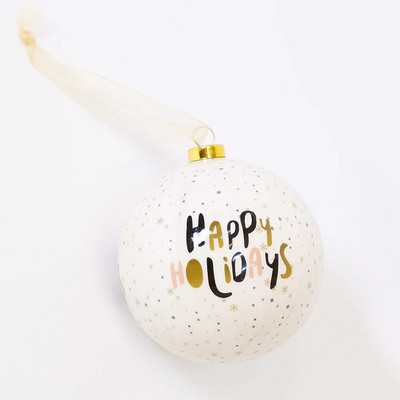 1Gb Ziemassvētku eglīšu dekoru bumbiņu rotājumi Ziemassvētku eglīšu rotaļlietas piekārtiem bumbu sniegavīriem mājas ballītes rotājums Jaungada dāvana