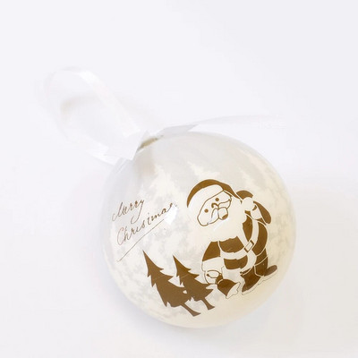 1Gb Ziemassvētku eglīšu dekoru bumbiņu rotājumi Ziemassvētku eglīšu rotaļlietas piekārtiem bumbu sniegavīriem mājas ballītes rotājums Jaungada dāvana