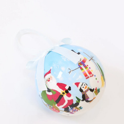 1Gb Ziemassvētku eglīšu dekoru bumbiņu rotājumi Ziemassvētku eglīšu rotaļlietas piekārtiem bumbu sniegavīriem mājas ballītes rotājums Jaungada dāvana