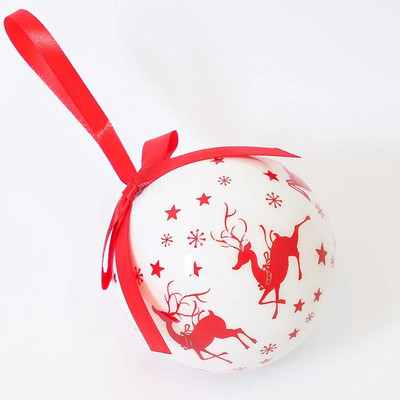 1Gb Ziemassvētku eglīšu dekoru bumbiņu rotājumi Ziemassvētku eglīšu rotaļlietas piekārtiem bumbu sniegavīriem mājas ballītes rotājums Jaungada dāvana