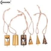 1 ks rustikálny vintage zvonček s jasným zvukom, zvončeky proti strate, mini zvončeky, remeslá na vianočnú záhradnú párty so zvieratami, farmu