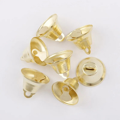 12/14/16/21/26 mm zlatno željezno vakuumsko božićno otvoreno zvono, privjesak, ručno rađeni dodaci za DIY rukotvorine